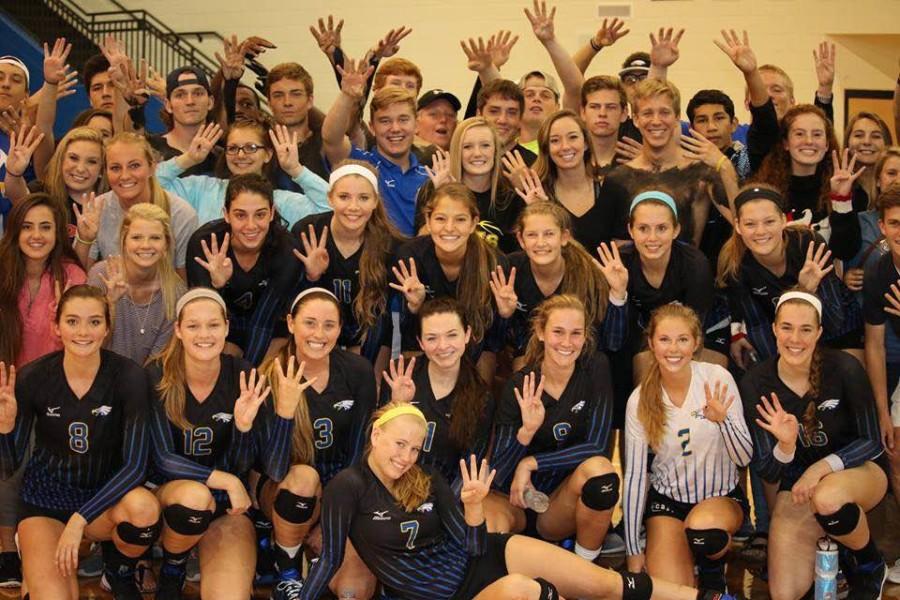 Etowahs+student+section+stormed+the+court+after+the+Eagles+defeated+East+Coweta+in+the+Elite+8+state+playoff+game.+