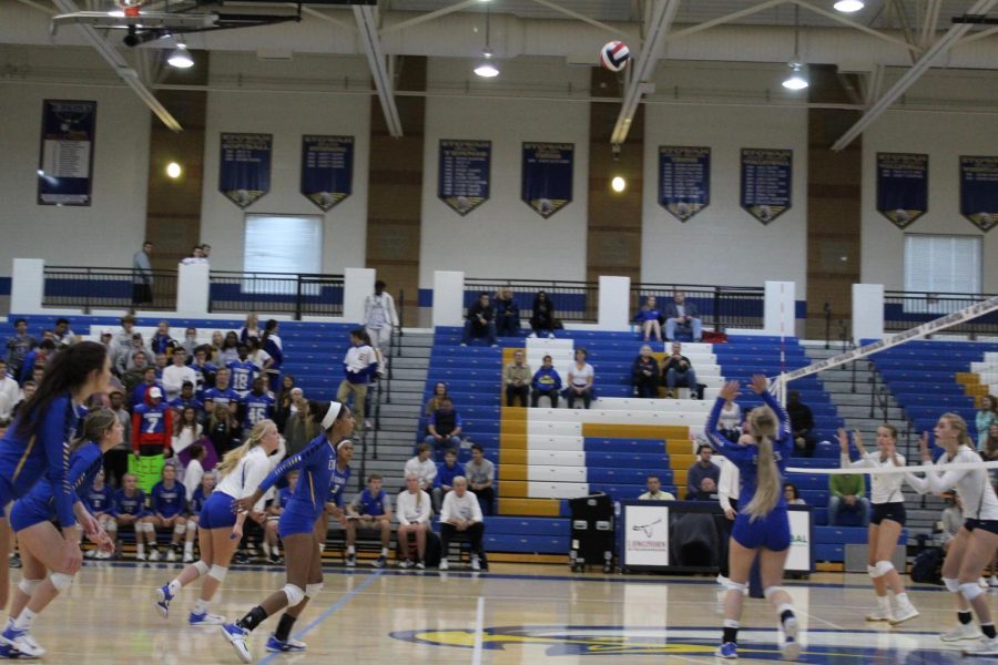 Volleyball team during final four