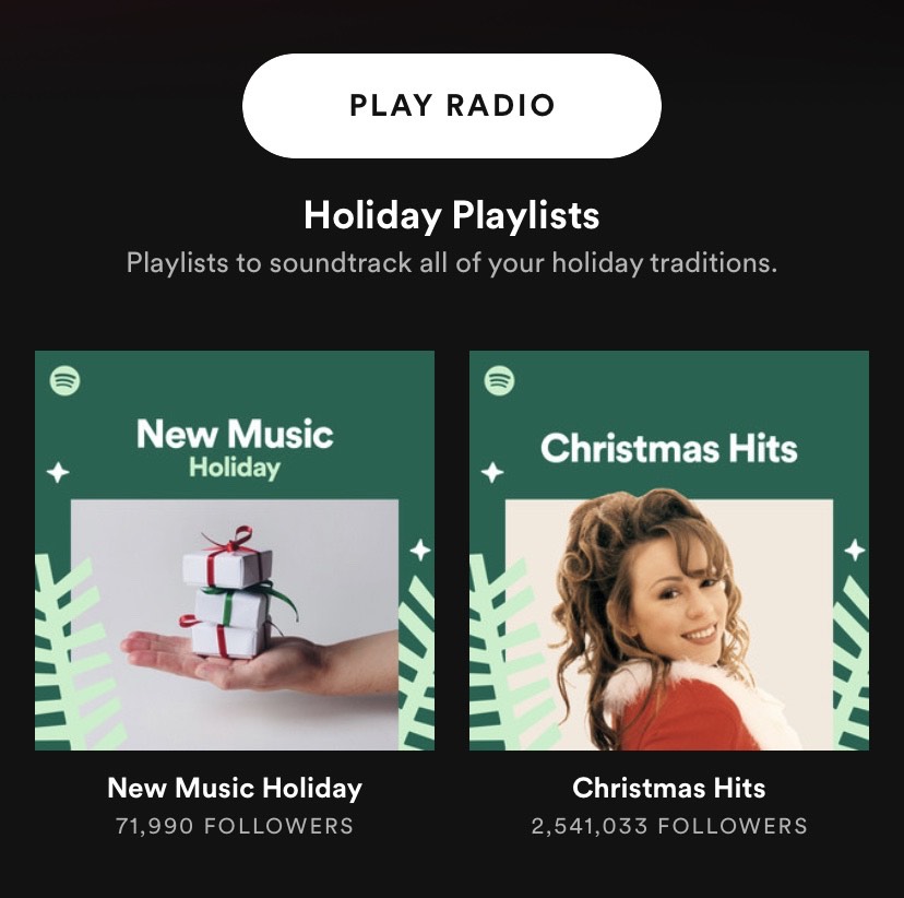 Songs that will make a good Christmas-themed playlist
