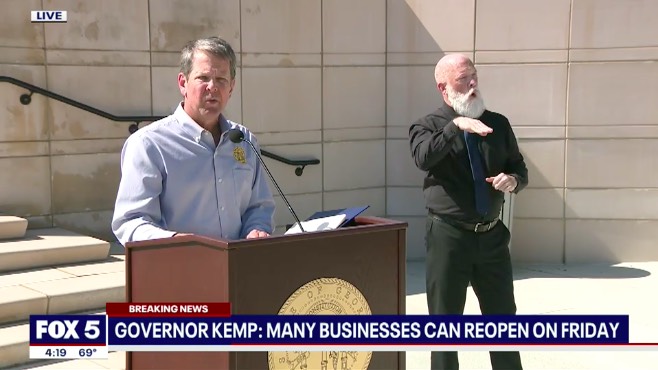 Kemp may be reopening businesses, but stay inside