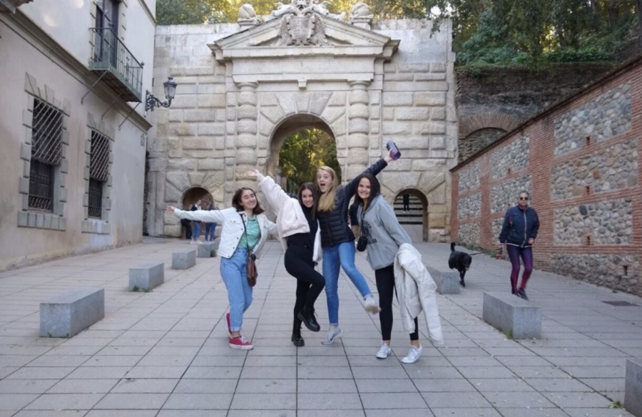 Pictured: former Etowah student Nicole Martin (Class of 2021) during her semester studying abroad in Spain.